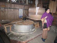 蒸し場は大好きな和釜です