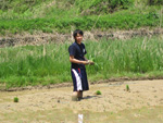 息子さんのさわやかショット