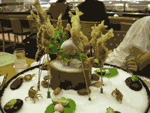 鮎の天麩羅庭園盛りだぁ