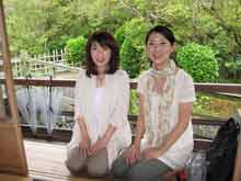 右から晴子さん＆真知子さんです