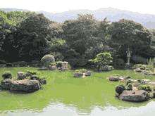 長久邸の日本庭園